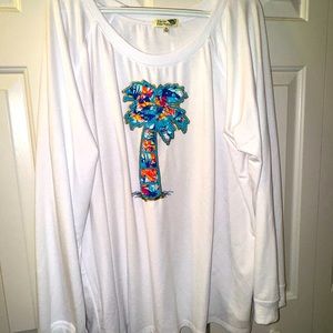 Woman’s lightweight sweatshirt top